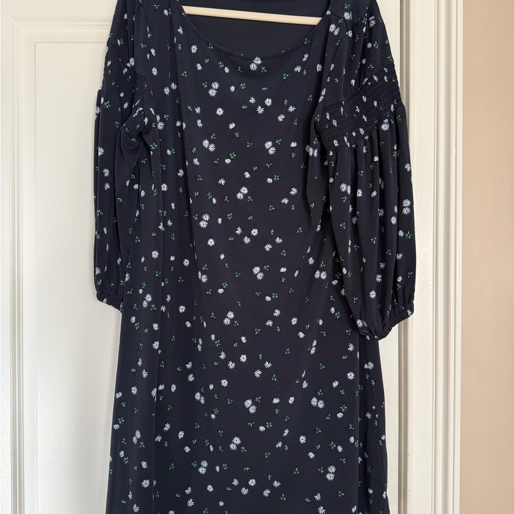 Floral Blue Dress